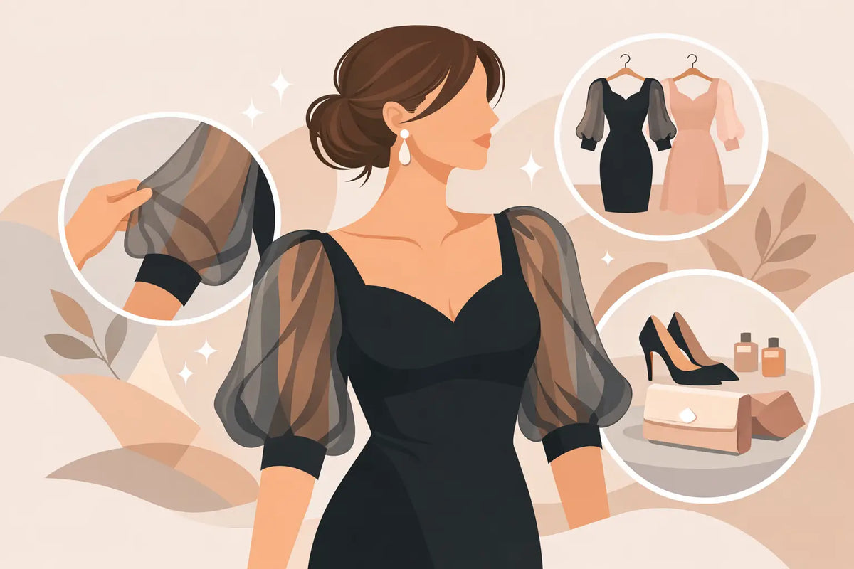 How to Wear an Organza Sleeve Dress