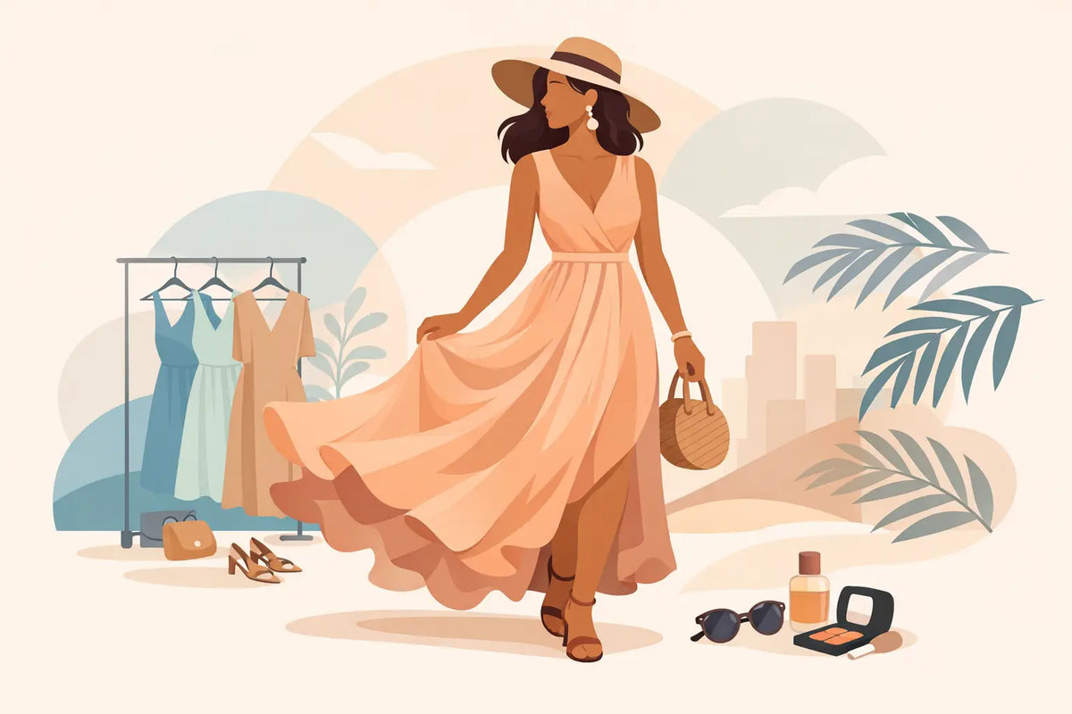 How to Wear a Chiffon Maxi Dress Well