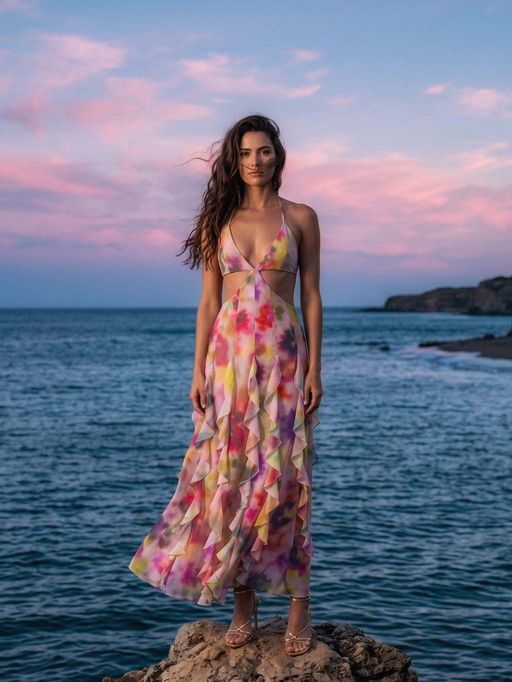 Ginny backless dress